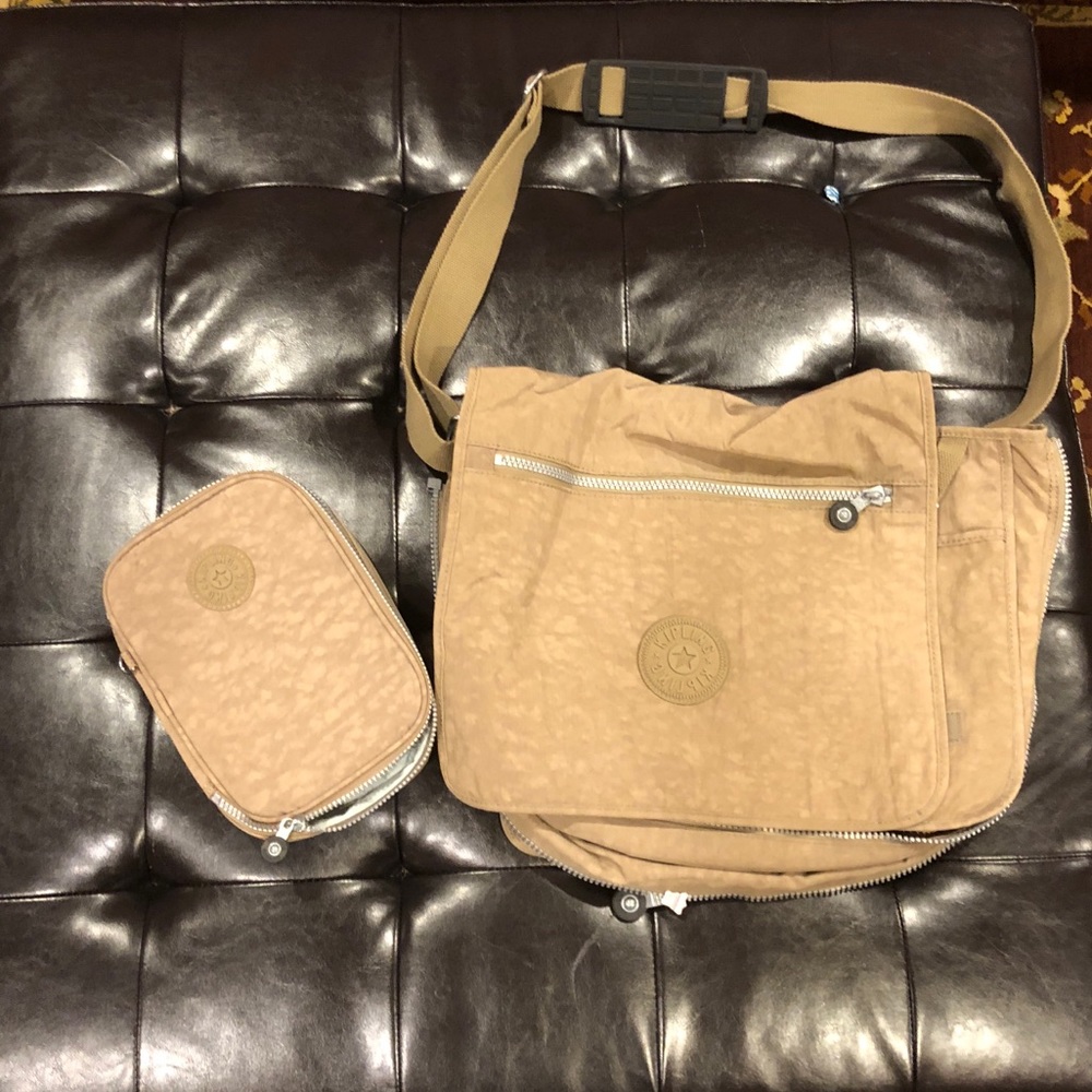 Kipling cross body bag with mayching pencil case